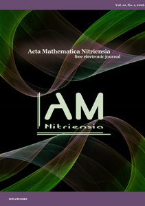Acta Mathematica Nitriensia