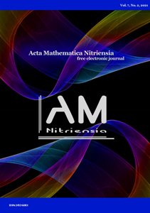 Acta Mathematica Nitriensia