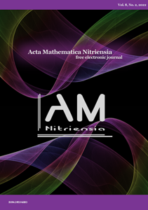 Acta Mathematica Nitriensia