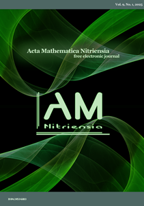 Acta Mathematica Nitriensia
